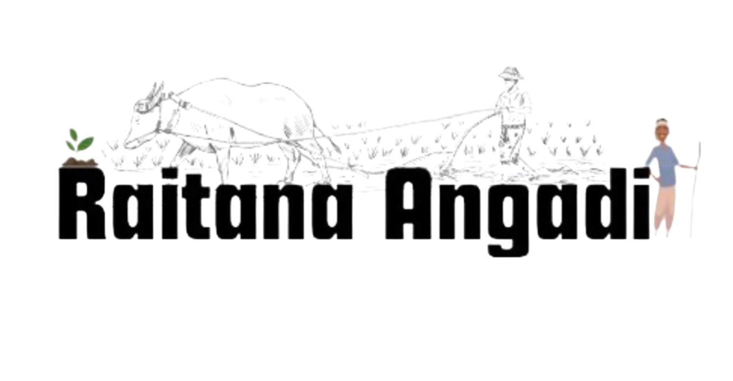 Raitana Angadi logo – Agricultural E-commerce services company by Creatin Groups